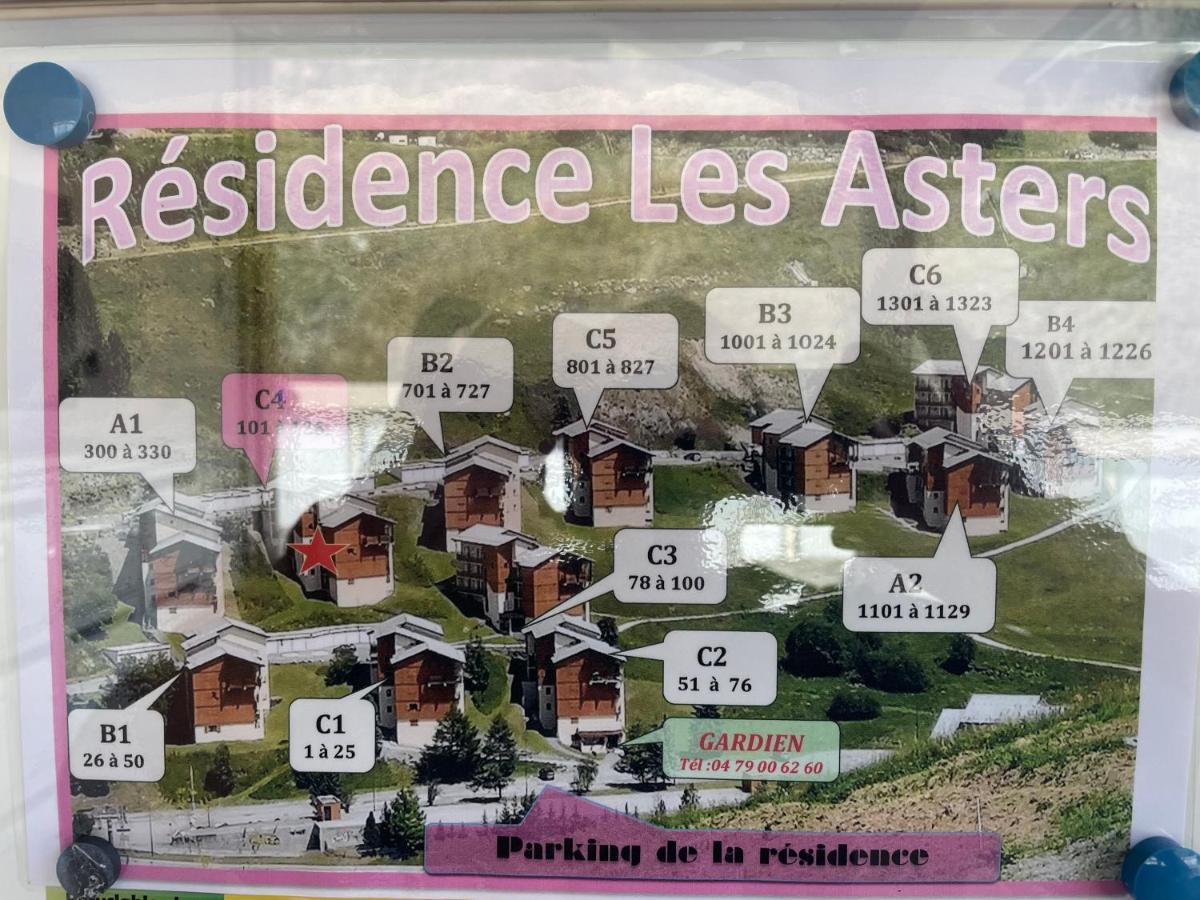 Appartement Pour 6 Personnes Au Pied Des Pistes Au Calme Aux Menuires Les Asters Сен-Мартен-де-Бельвиль Экстерьер фото